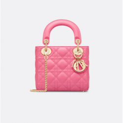 Sac Lady Dior Mini rose