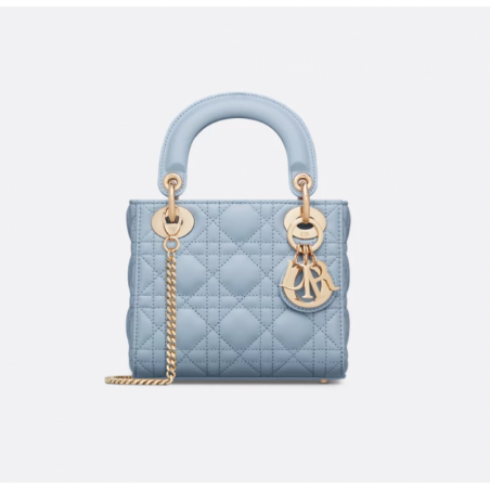 Sac Lady Dior Mini bleu pâle