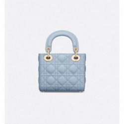 Sac Lady Dior Mini bleu pâle