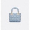 Sac Lady Dior Mini bleu pâle