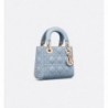 Sac Lady Dior Mini bleu pâle