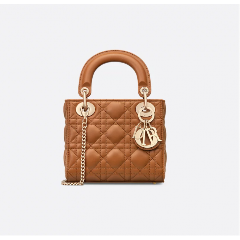 Sac Lady Dior Mini golden