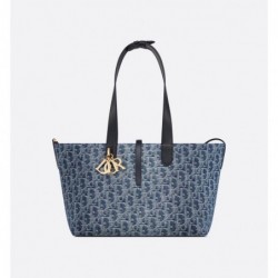 Sac Dior Toujours Medium Oblique bleu