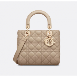 Sac Lady Dior Medium sable