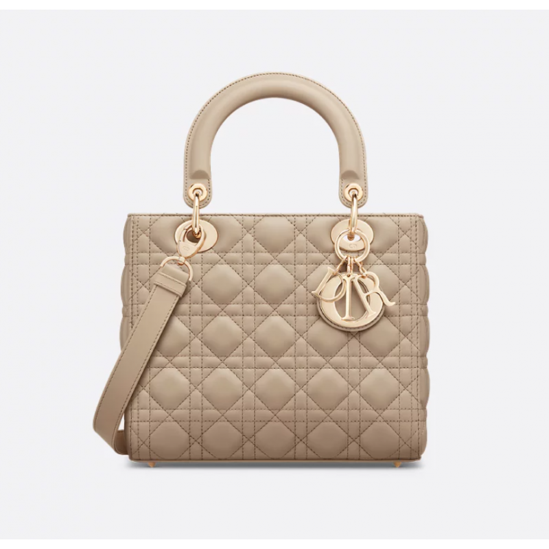 Sac Lady Dior Medium sable