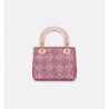 Sac Lady Dior Mini rose des vents