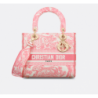 Sac Lady D-Lite Medium Dioriviera pink