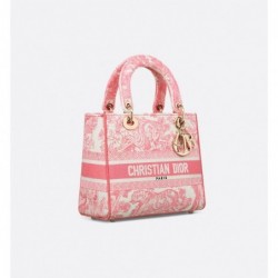 Sac Lady D-Lite Medium Dioriviera pink