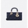 Sac Lady D-Joy Medium Cannage bleu