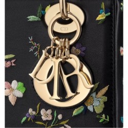 Sac Lady Dior Small fleurs multicolores