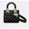 Sac Lady Dior My ABCDior Small libellules dorés noir