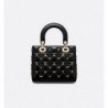 Sac Lady Dior My ABCDior Small libellules dorés noir