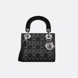 Sac Lady Dior Mini strassé noir