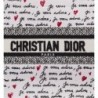 Sac Dior Book Tote Small Dioramour blanc