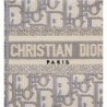 Sac vertical Dior Book Tote Mini Oblique gris