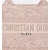 Sac Dior Book Tote Mini Reverse rose