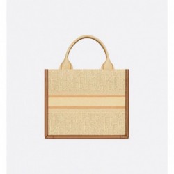 Sac Dior Book Tote Small camel