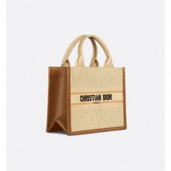 Sac Dior Book Tote Small camel