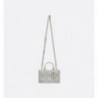 Sac Dior Book Tote Mini Macrocannage gris Cloud