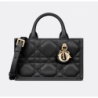 Sac Dior Book Tote Mini Macrocannage noir