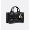 Sac Dior Book Tote Mini Macrocannage noir