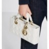 Sac Lady D-Joy Medium blanc