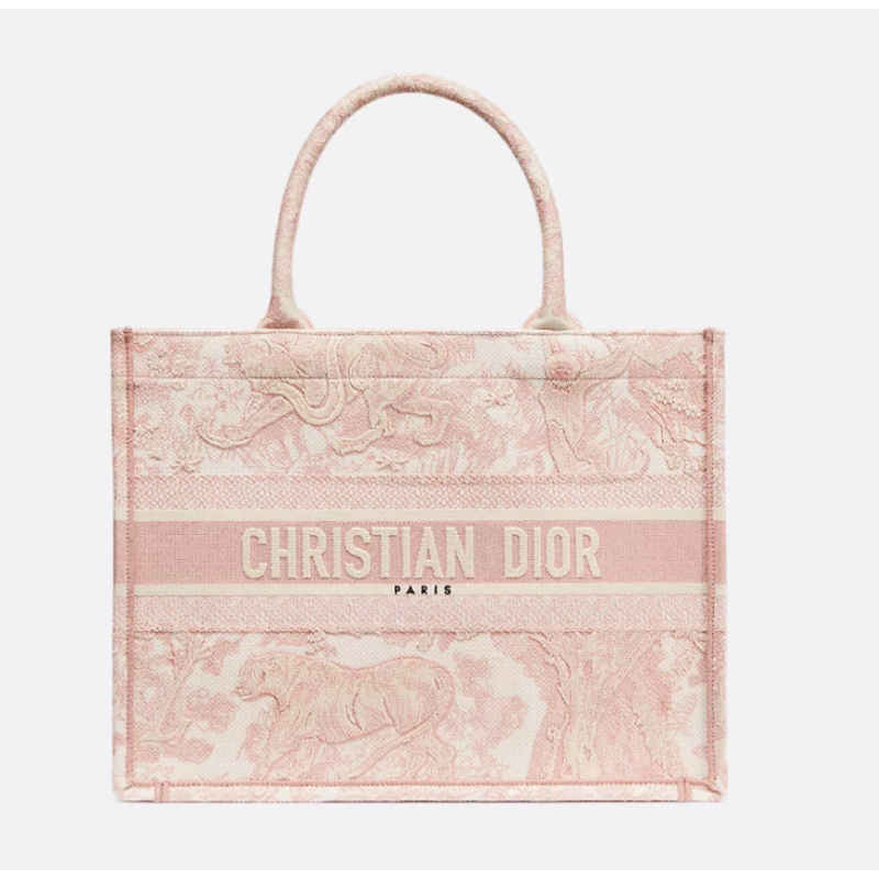 Sac Dior Book Tote Medium Dioriviera rose