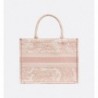 Sac Dior Book Tote Medium Dioriviera rose