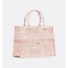 Sac Dior Book Tote Medium Dioriviera rose