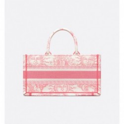 Sac Dior Book Tote East-West Dioriviera Candy Pink