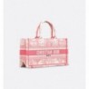 Sac Dior Book Tote East-West Dioriviera Candy Pink