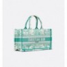 Sac Dior Book Tote East-West Dioriviera Aquamarina