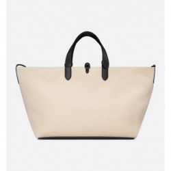 Sac Dior Toujours Large Eiffel couleur latte et noir