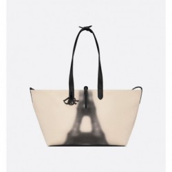 Sac Dior Toujours Large Eiffel couleur latte et noir