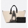 Sac Dior Toujours Large Eiffel couleur latte et noir