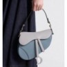 Sac Saddle à bandoulière gris et bleu Ardoise