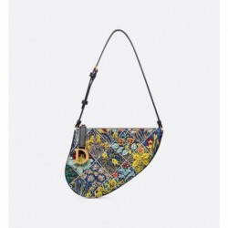 Pochette Rodeo Saddle Blossomtime bleu multicolore