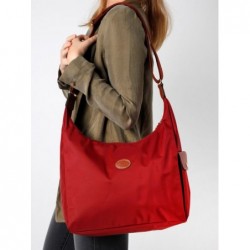 Sac porté épaule Le Pliage LONGCHAMP Rouge