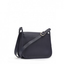 Sac bandoulière M Le Foulonné cuir LONGCHAMP Navy