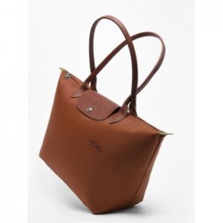 Sac porté épaule L Le Pliage Green LONGCHAMP Cognac