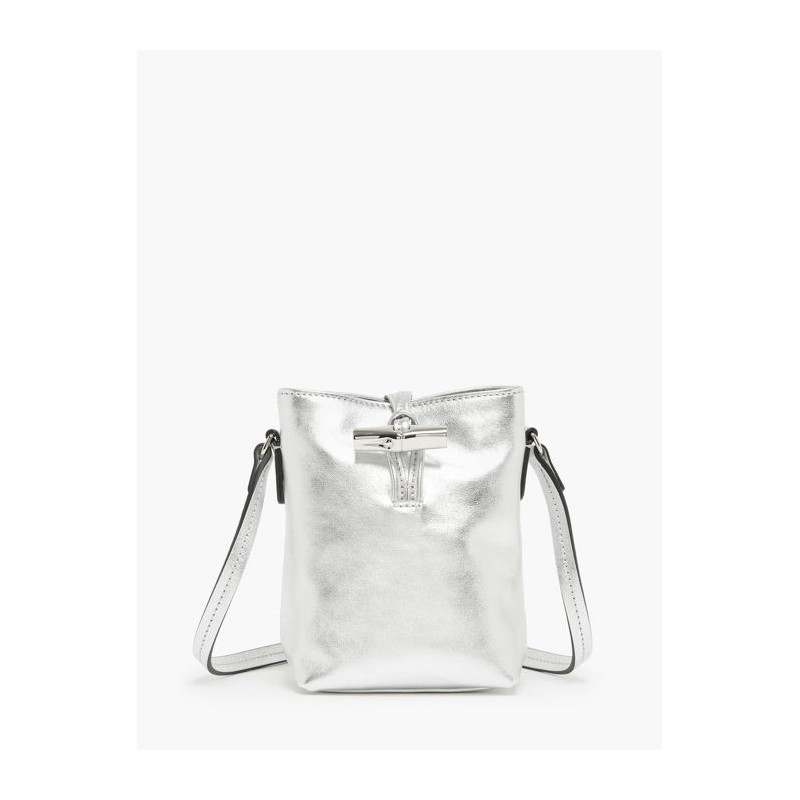 Sac porté travers Roseau essential colors LONGCHAMP Argent