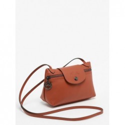 Sac bandoulière Le Pliage Xtra cuir LONGCHAMP Cognac