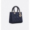 Sac Lady Dior Medium bleu