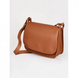 Sac porté travers Le foulonné cuir LONGCHAMP Caramel