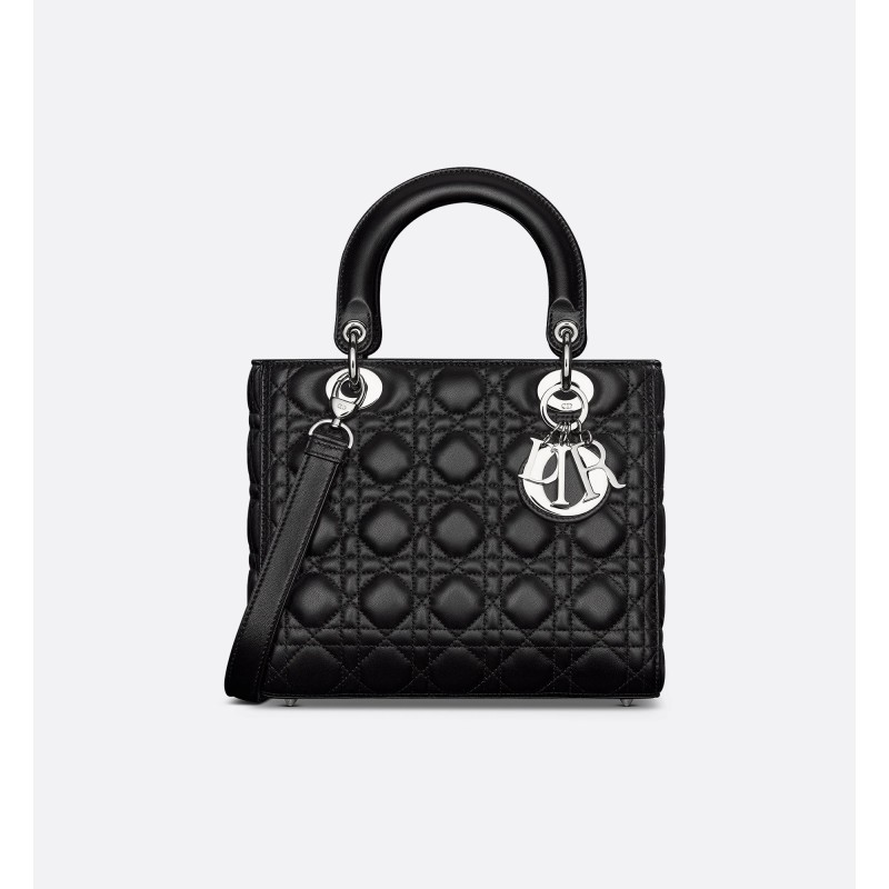 Sac Lady Dior Medium Cannage noir