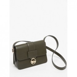 Sac bandoulière Box-trot cuir LONGCHAMP Kaki