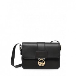 Sac bandoulière Box-trot cuir LONGCHAMP Noir