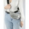 Sac bandoulière Smile Glitter LONGCHAMP Argent