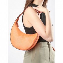 Sac porté épaule Le roseau essential cuir LONGCHAMP Orange