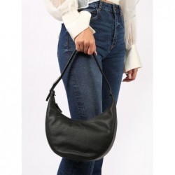 Sac porté épaule Le roseau essential cuir LONGCHAMP Noir